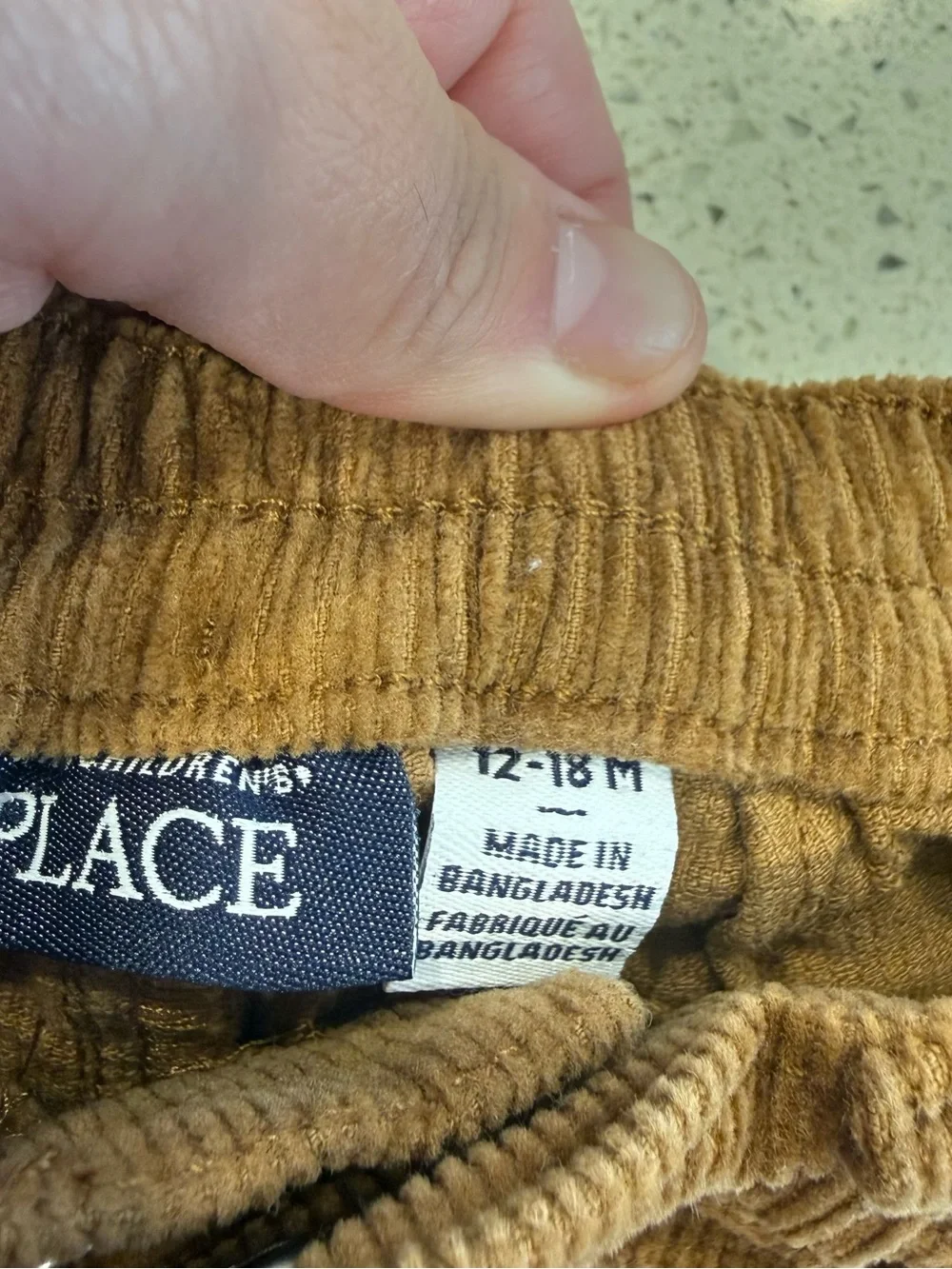 The Children's Place Tan Corduroy Pants